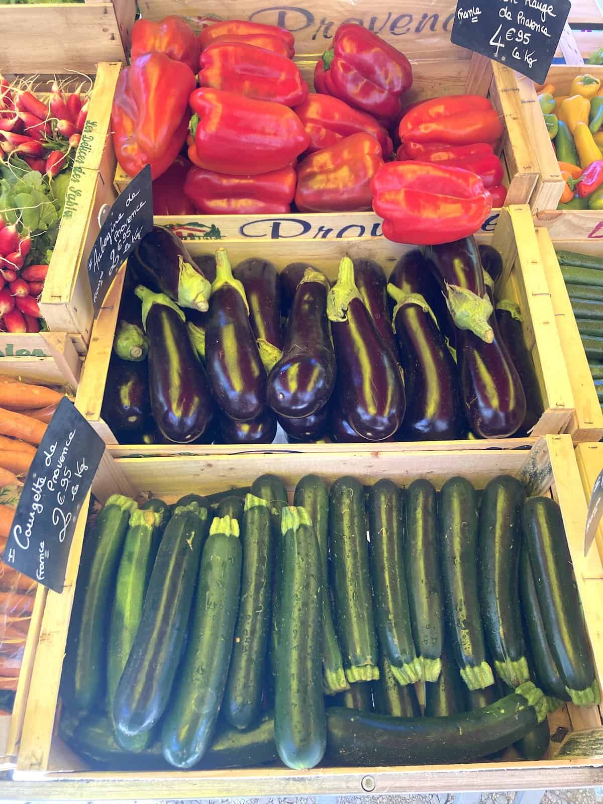 Assortment of Vegetables at the Farmer's Market