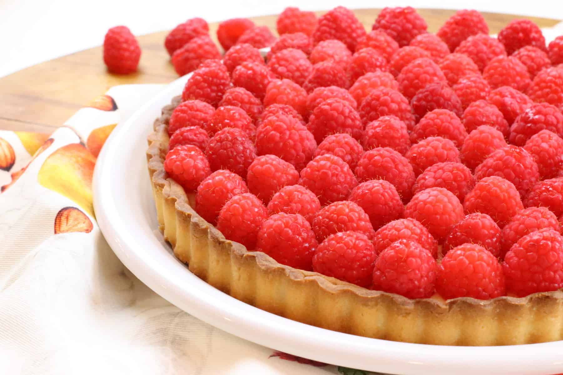 Luxurious French Raspberry Tart Recipe (Tarte aux Framboises)